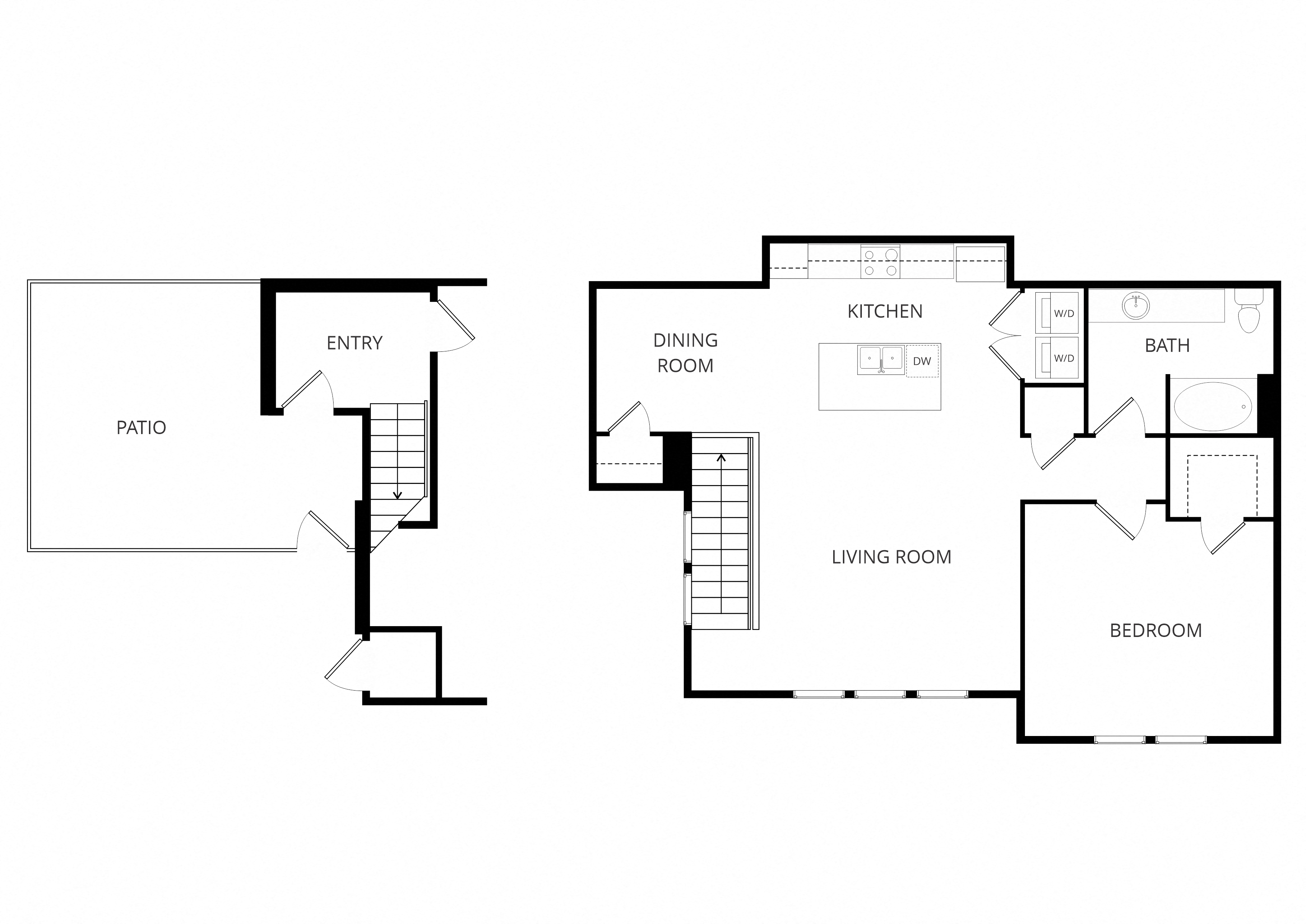 Memphis_OneBedroom floor plan